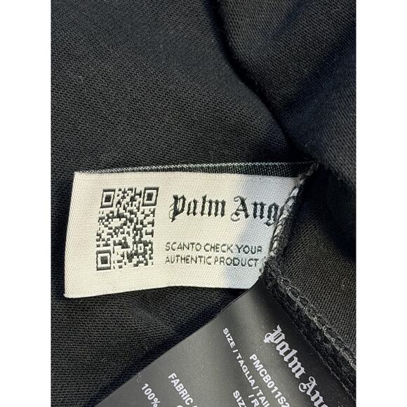 Palm Angels New York Spray Logo Shirt Mens Small Black Graphic Tee Streetwear - Picture 7 of 7